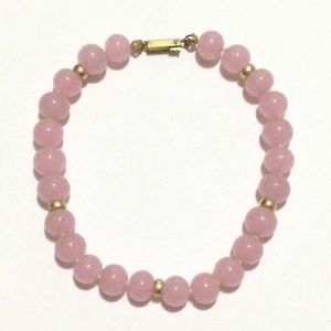 Pink Venetian Bead Bracelet